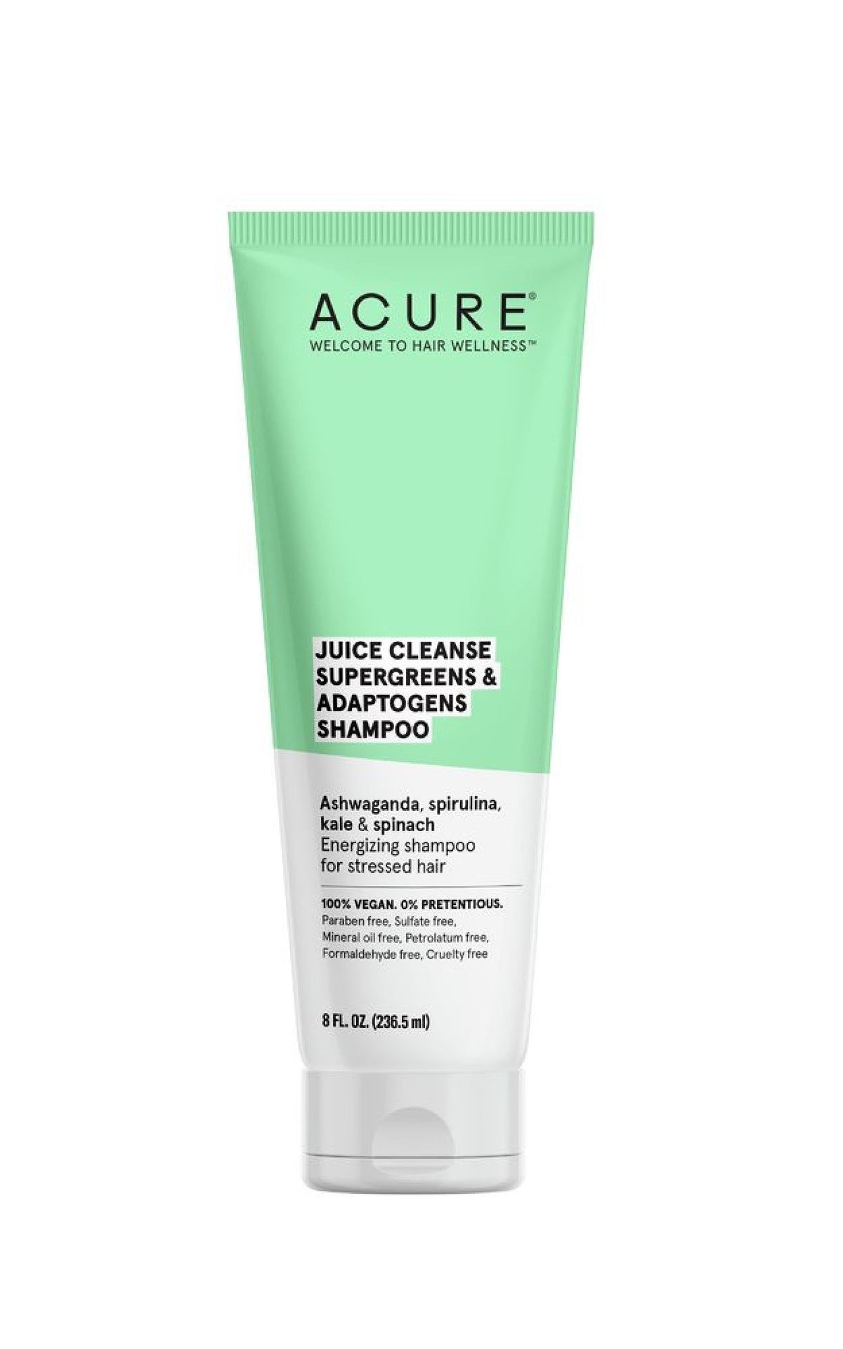 Acure Juice Cleanse Supergreens &amp; Adaptogens Shampoo 8 fl oz Liquid