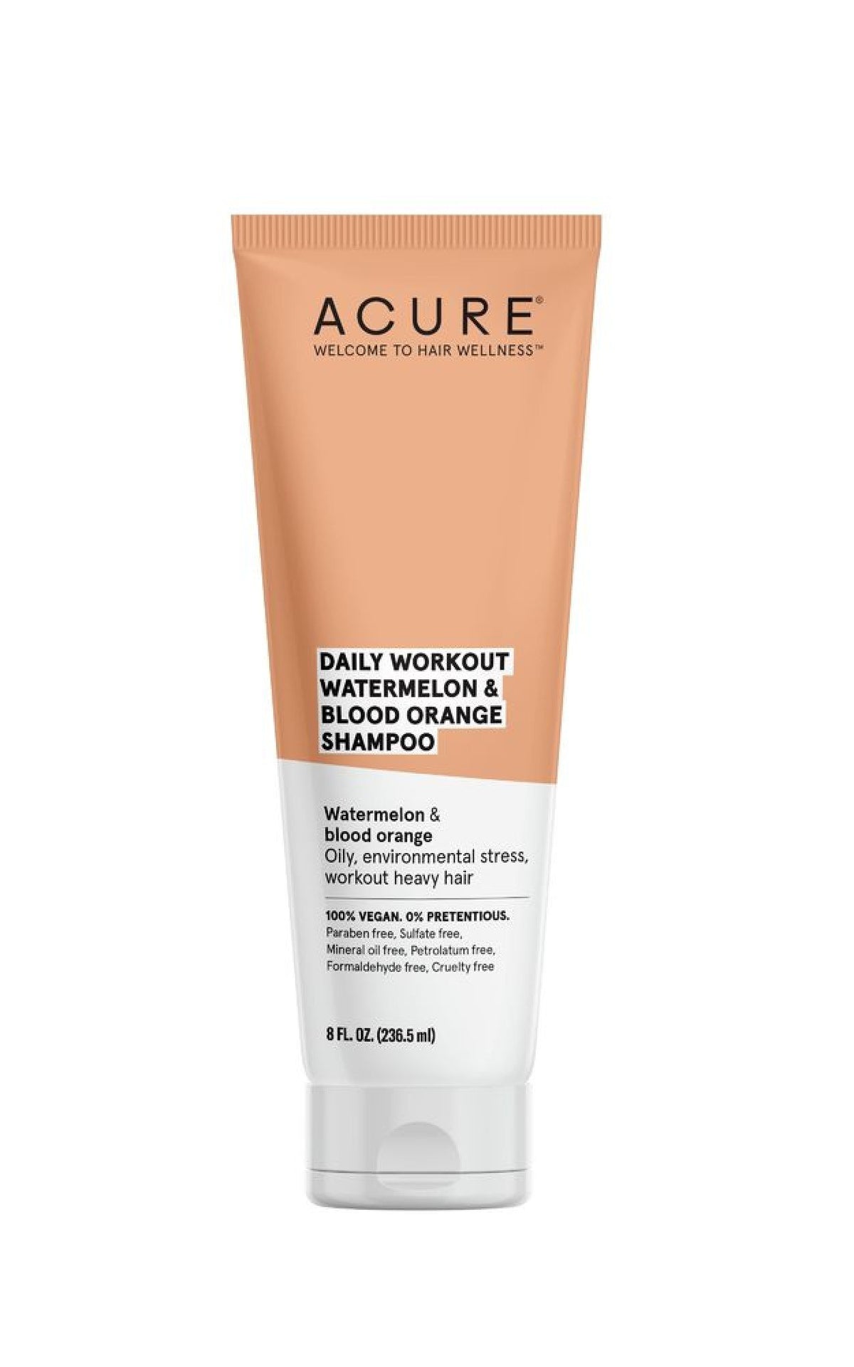 Acure Daily Workout Watermelon &amp; Blood Orange Shampoo 8 fl oz Liquid