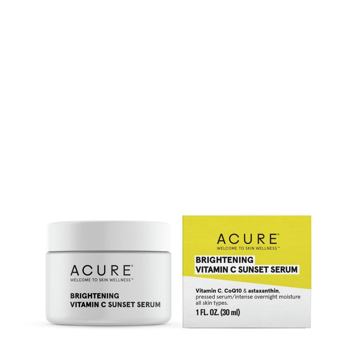 Acure Brightening Vitamin C Sunset Serum 1 fl oz Liquid