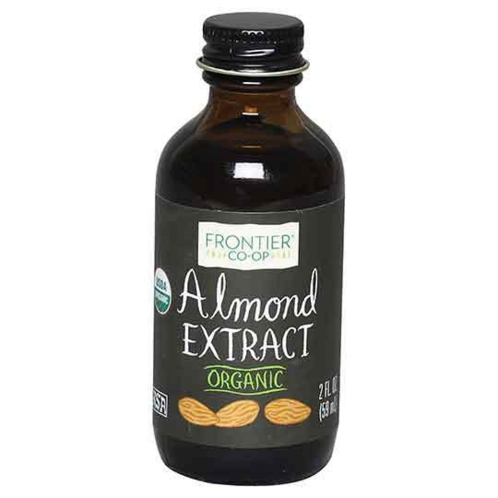 Frontier Natural Products Organic Almond Extract 2 oz Liquid