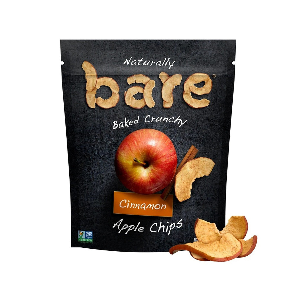 Bare Fruit Organic Baked Cinnamon Apple Chips 3 oz Bag