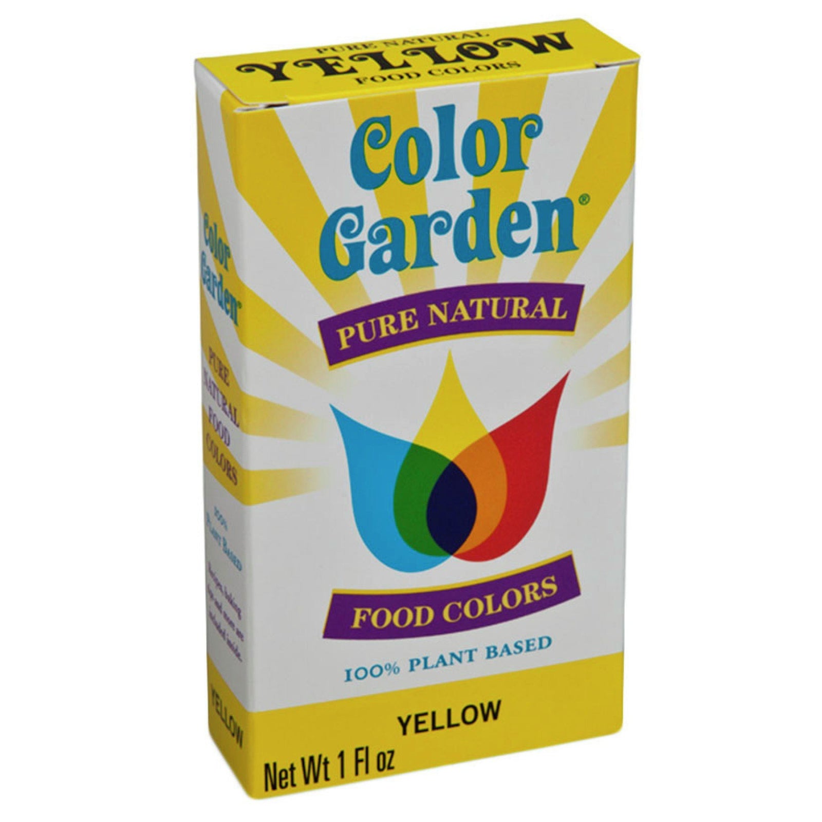 Color Garden Yellow Food Coloring 5(6g) Packets Box