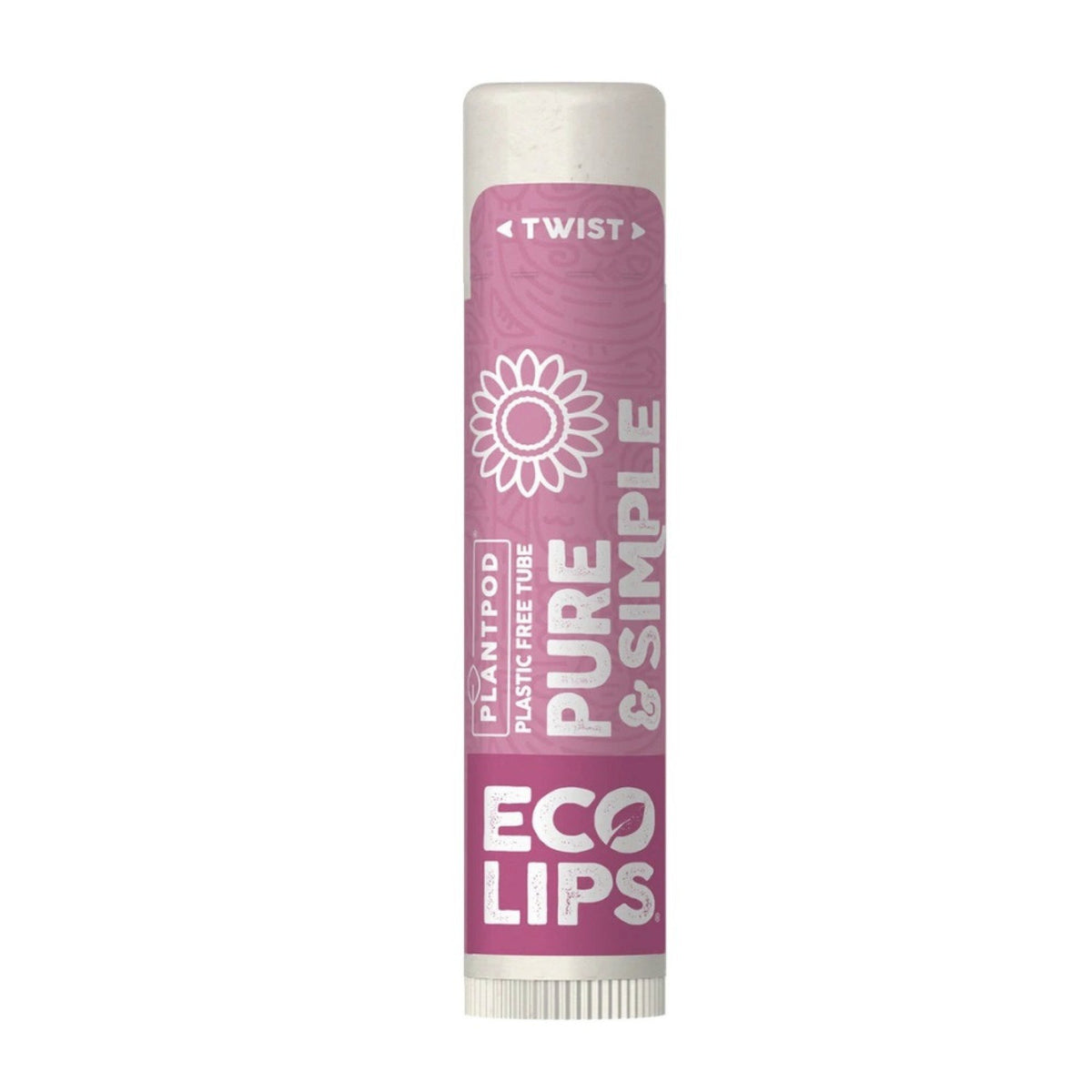 ECO LIPS Pure &amp; Simple Raspberry .15 oz Lip Balm