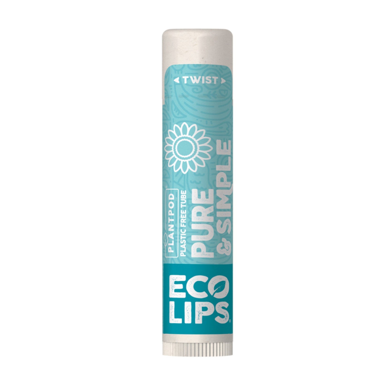 ECO LIPS Pure & Simple Coconut .15 oz Lip Balm