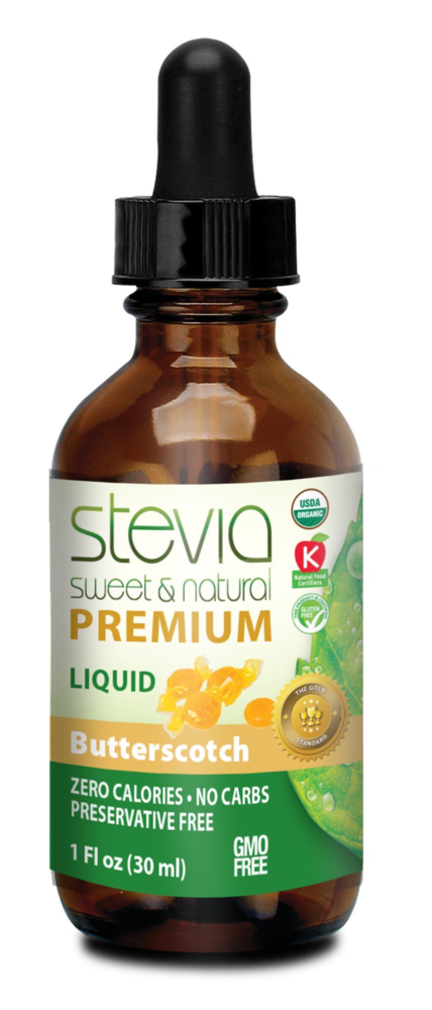 Stevia International Stevia Sweet &amp; Natural Butterscotch 1 oz Liquid