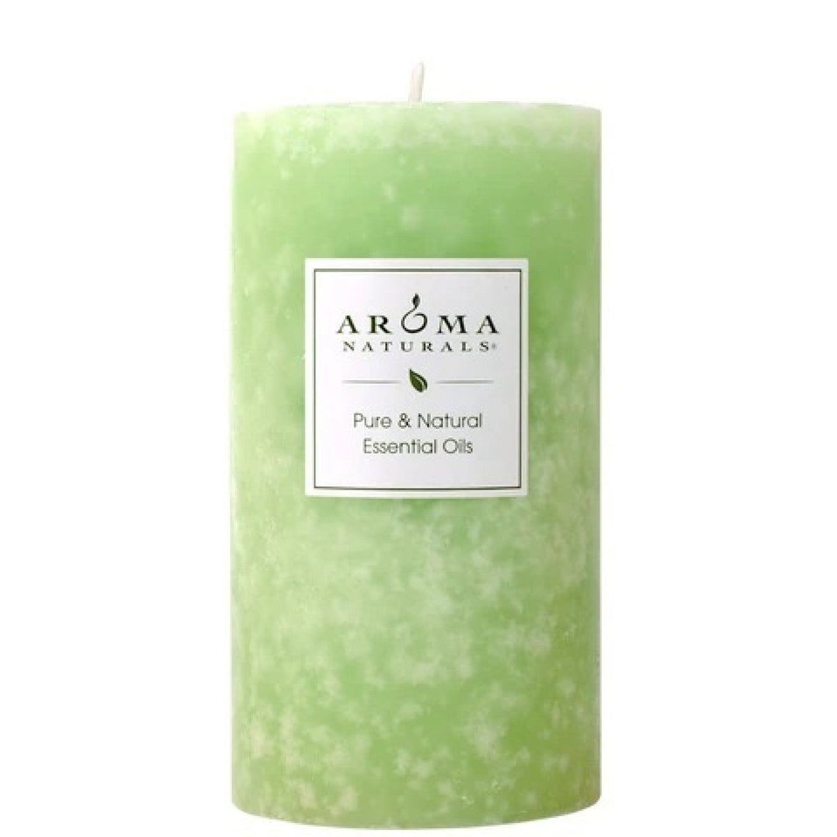 Aroma Naturals Pillar Candle Verbena Lime Green 1 Container