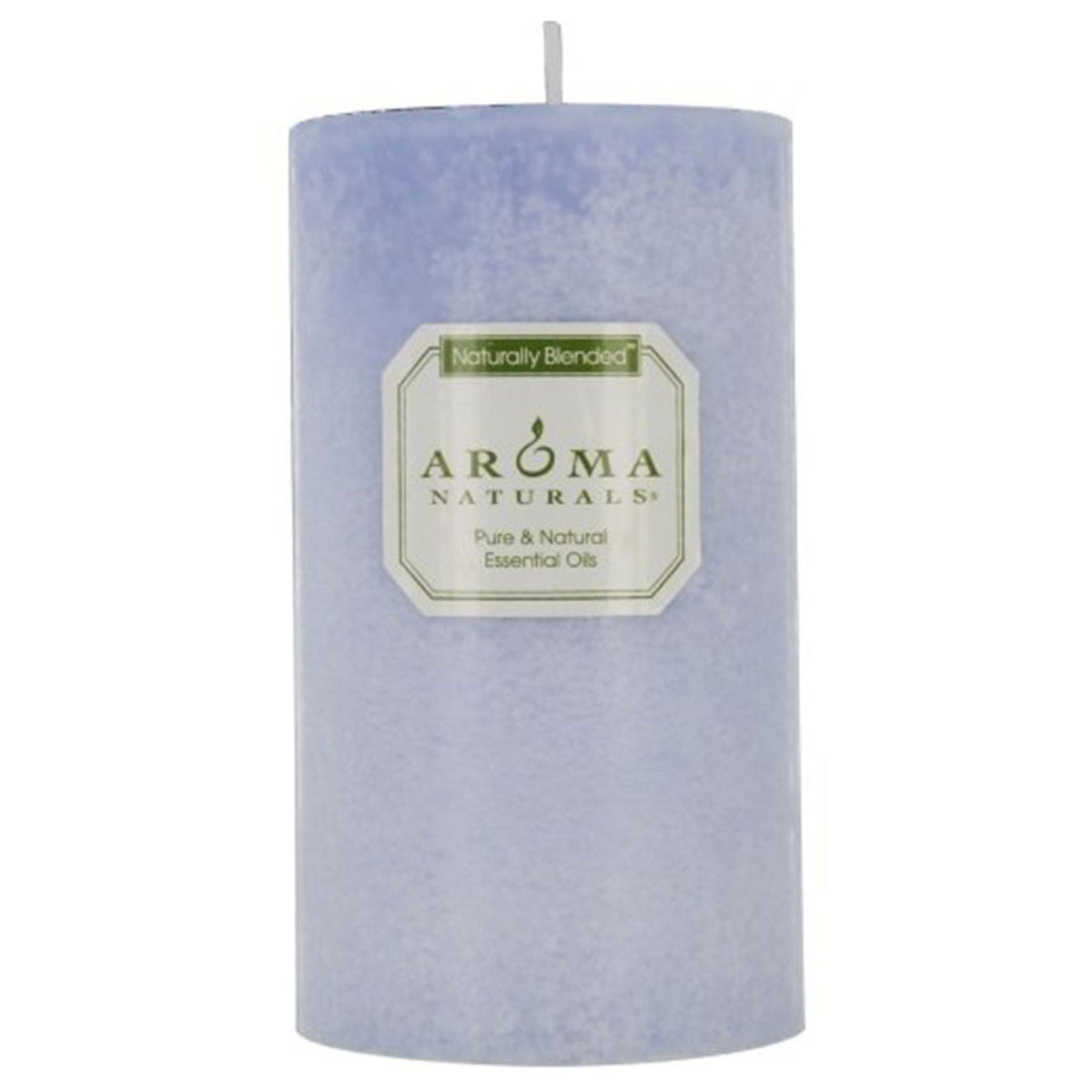 Aroma Naturals Pillar Candle Tranquility Perwinkle 1 Container