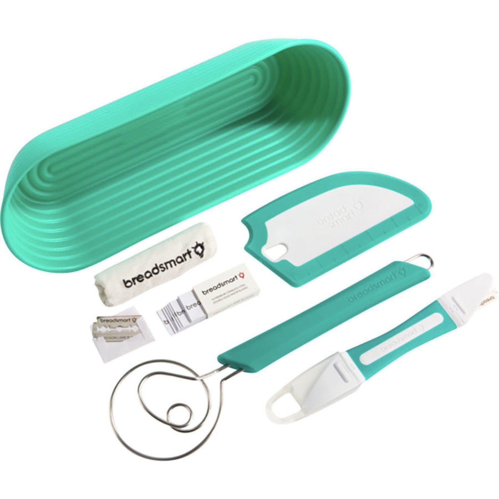 Breadsmart Artisan Bread Making Kit-Teal 5 Pieces Kit