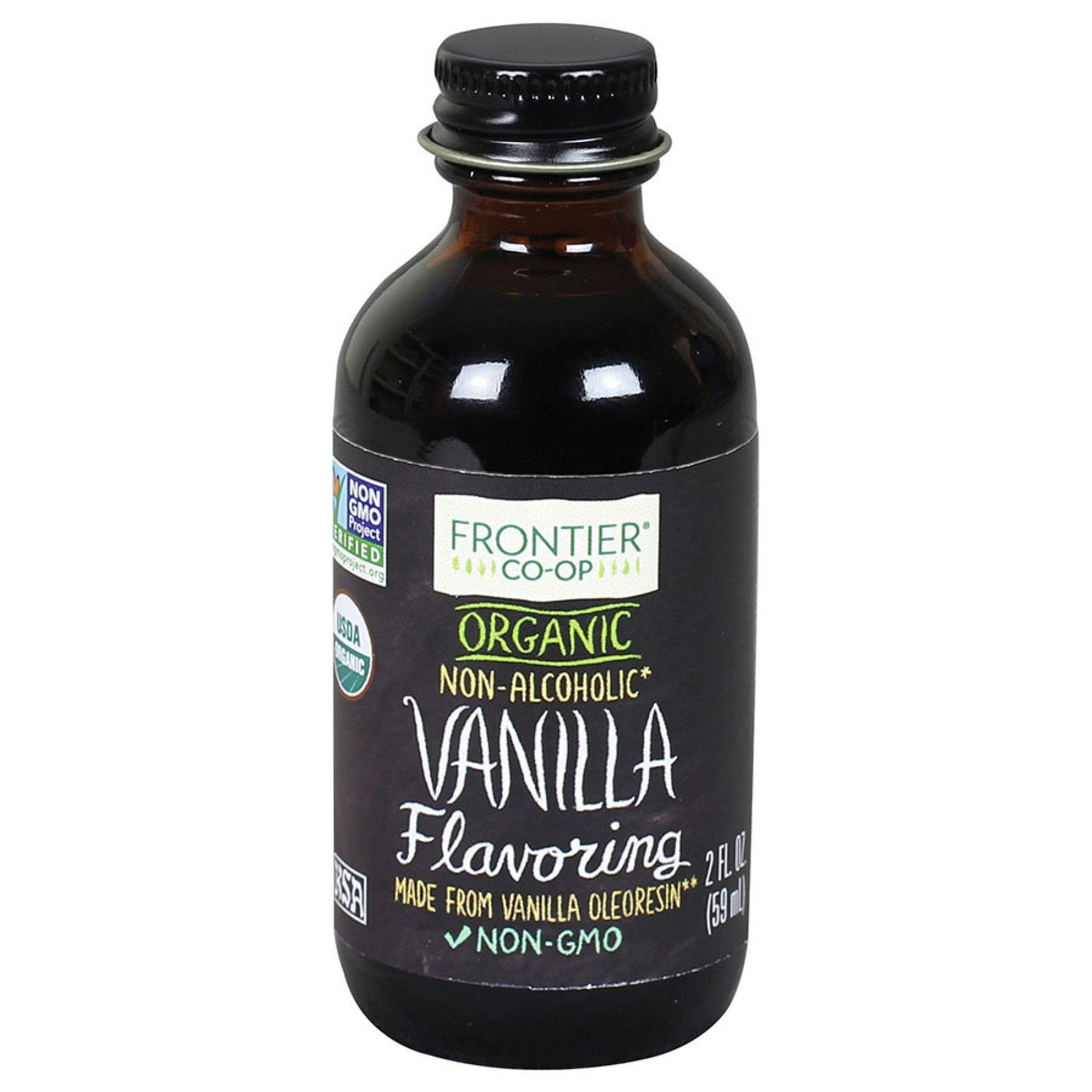 Frontier Natural Products Organic Vanilla Flavoring 2 oz Liquid