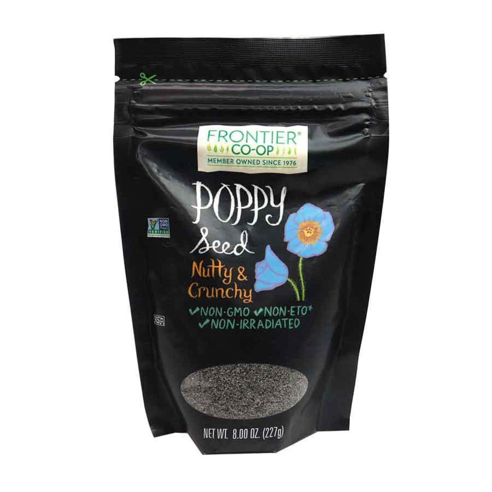 Frontier Natural Products Poppy Seed Whole 8.00 oz Bag