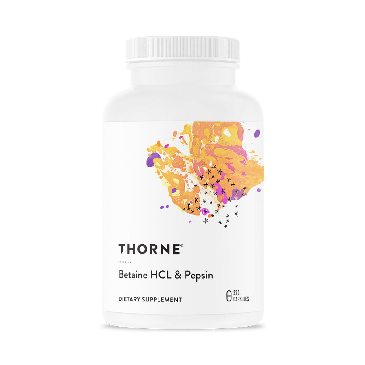 Thorne Betaine HCL &amp; Pepsin 225 Capsule