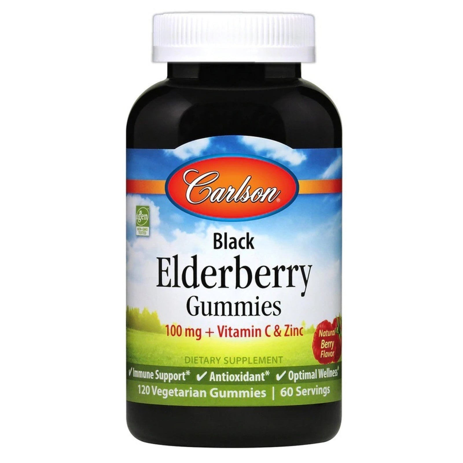 Carlson Laboratories Elderberry Gummies 120 Gummy