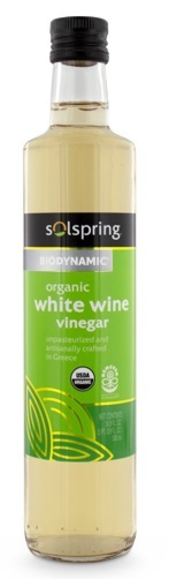 Dr. Mercola Solspring Biodynamic Organic White Wine Vinegar 16.90 fl oz Glass Jar