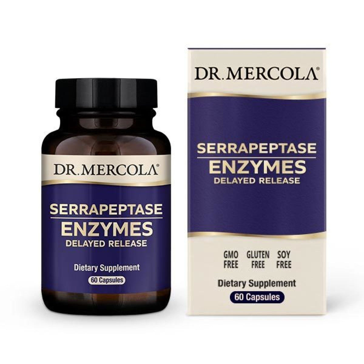 Dr. Mercola Enzyme Serrapeptase 60 Capsule