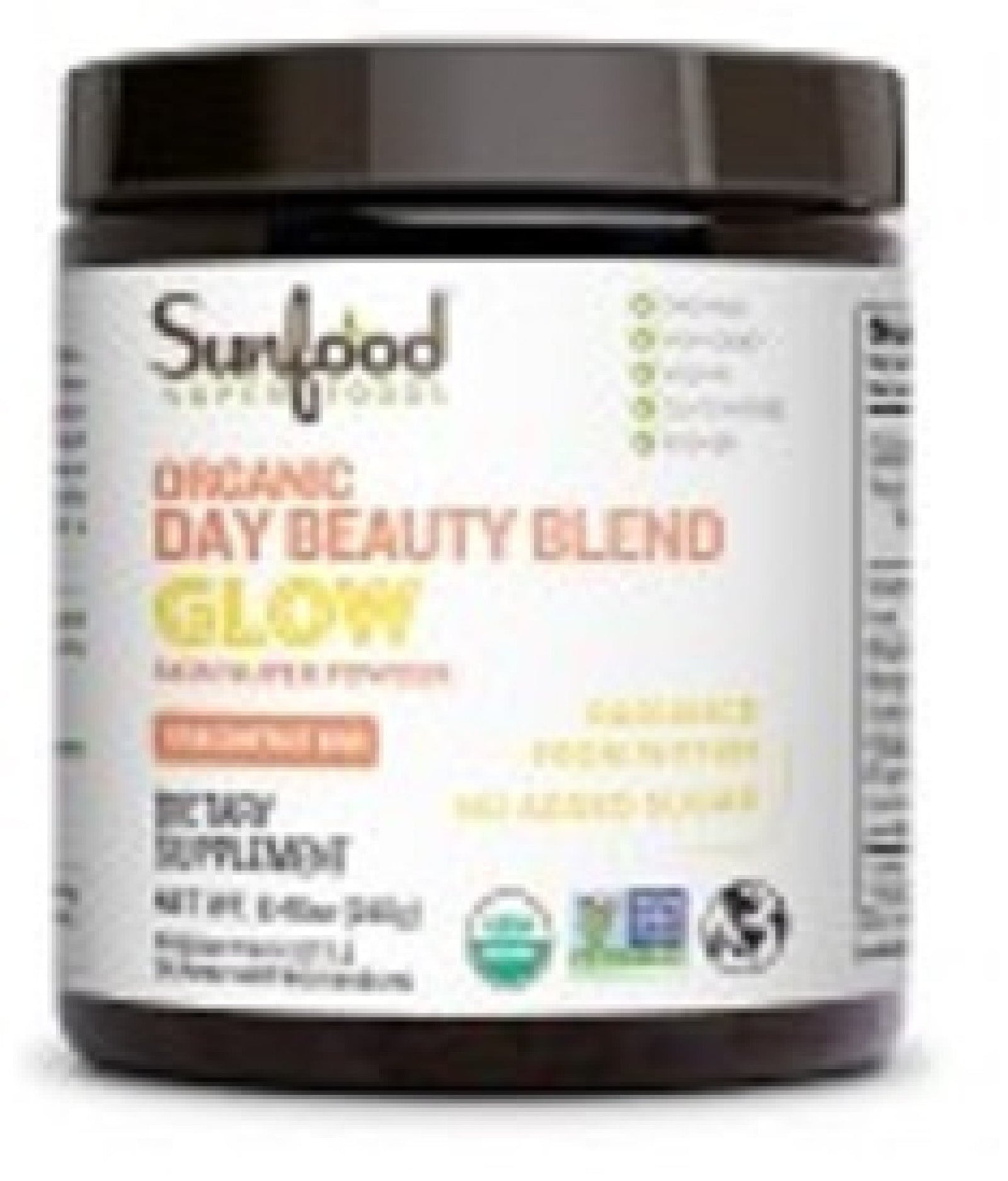 Sunfood Organic Day Beauty Blend Glow 8.46 oz Powder