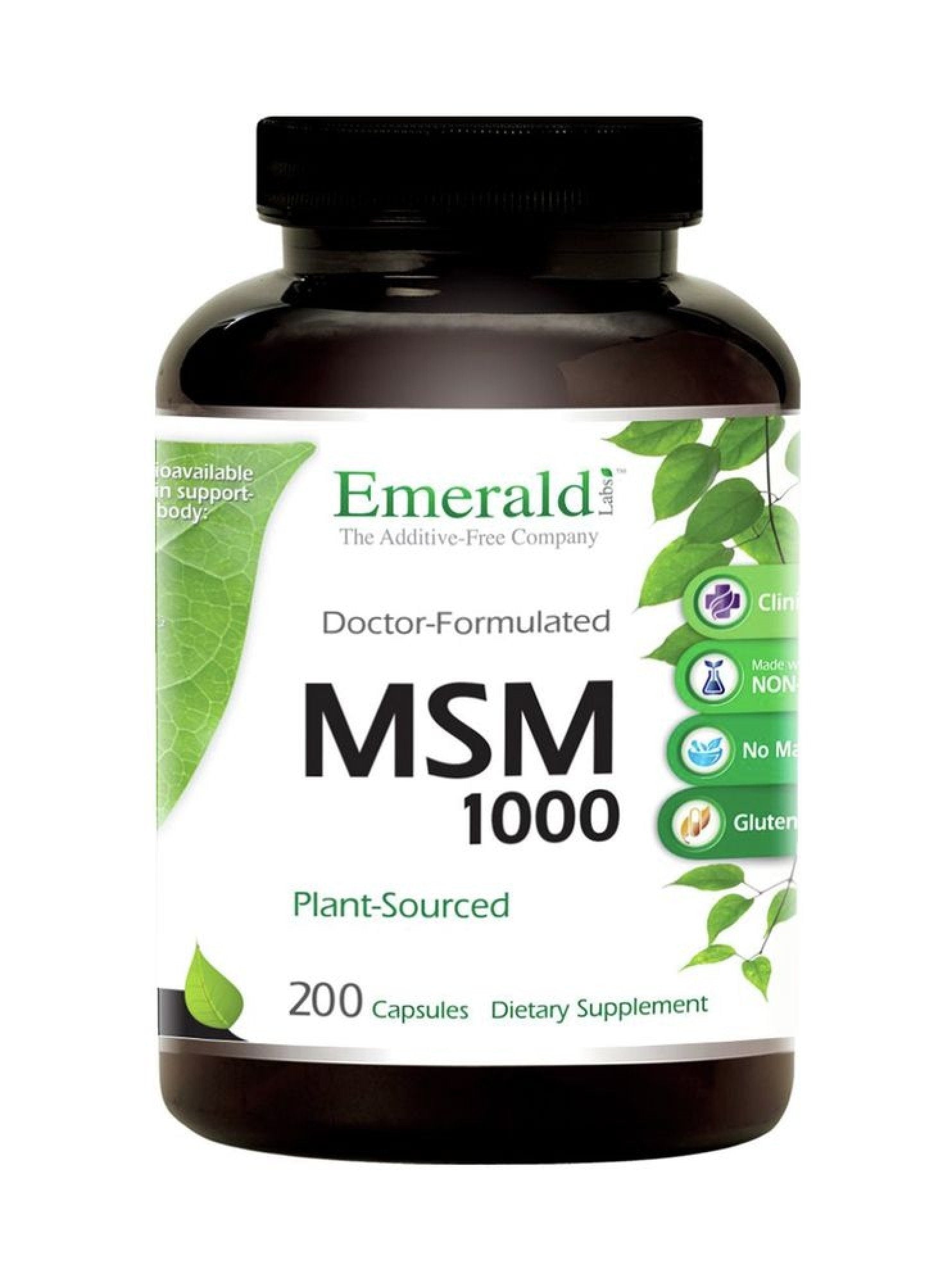 Emerald Labs MSM 1000mg 200 Capsule