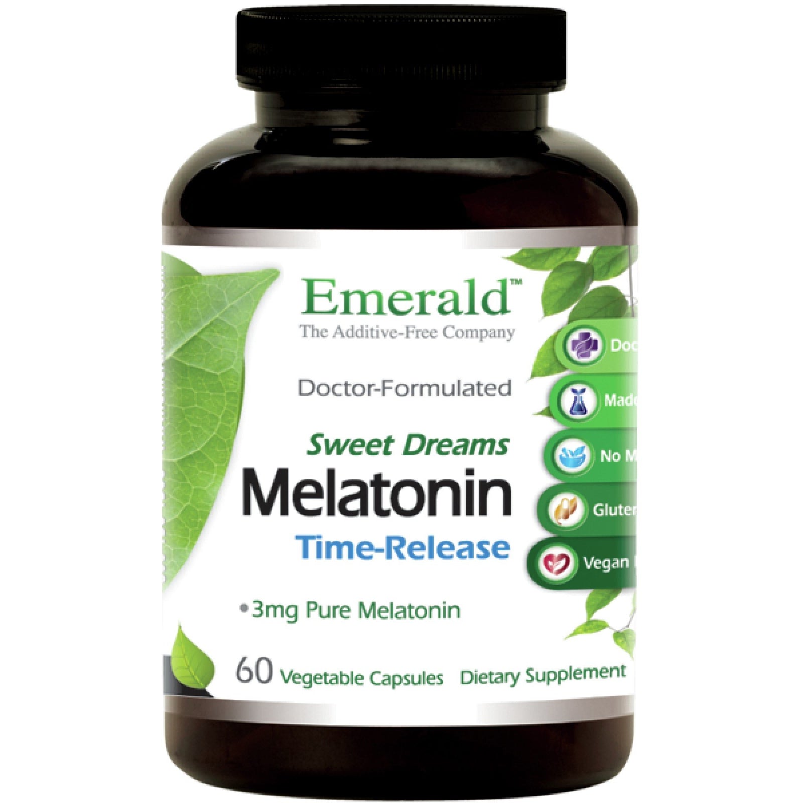 Emerald Labs Melatonin Time Release 60 Capsule