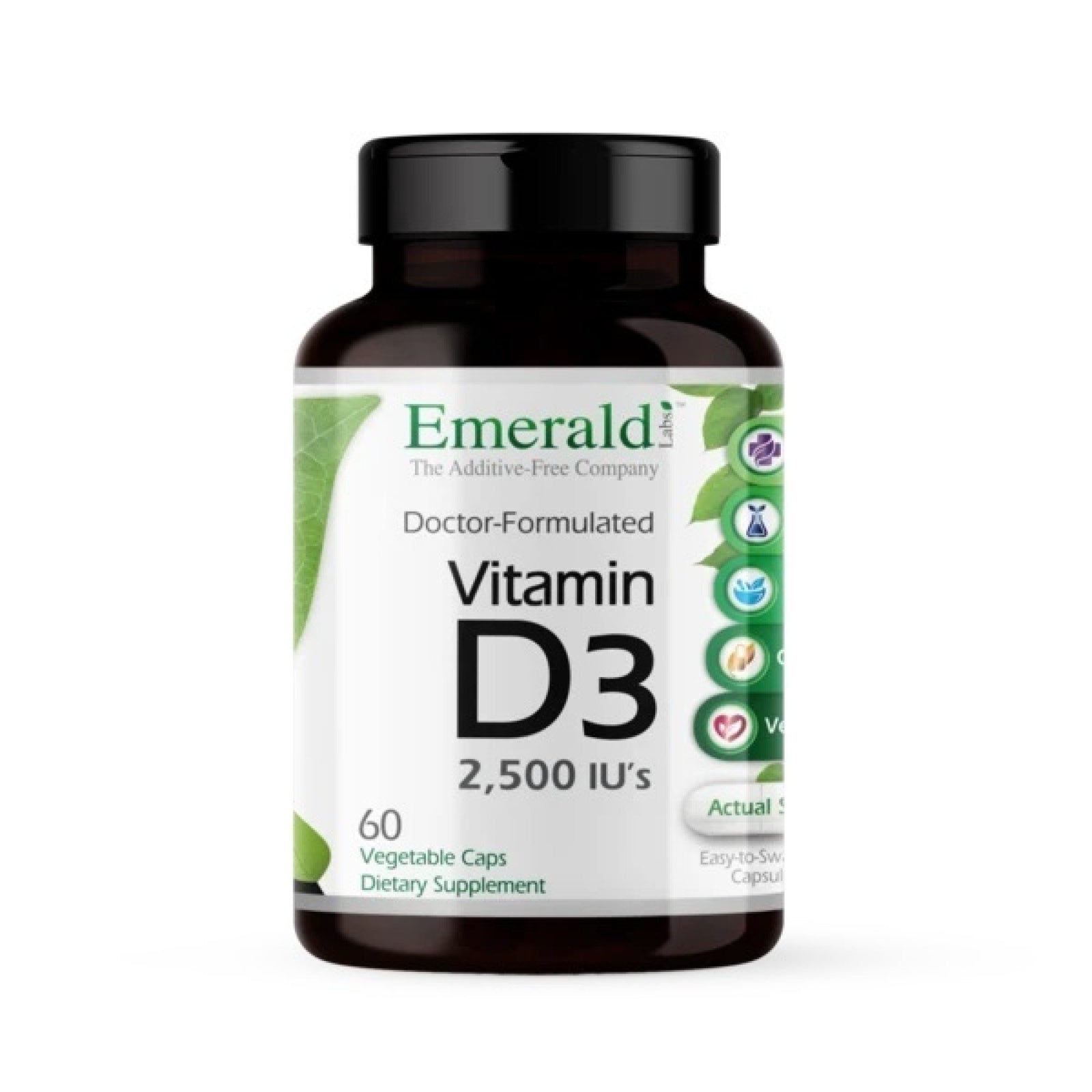 Emerald Labs D3 2500 IU 60 VegCap