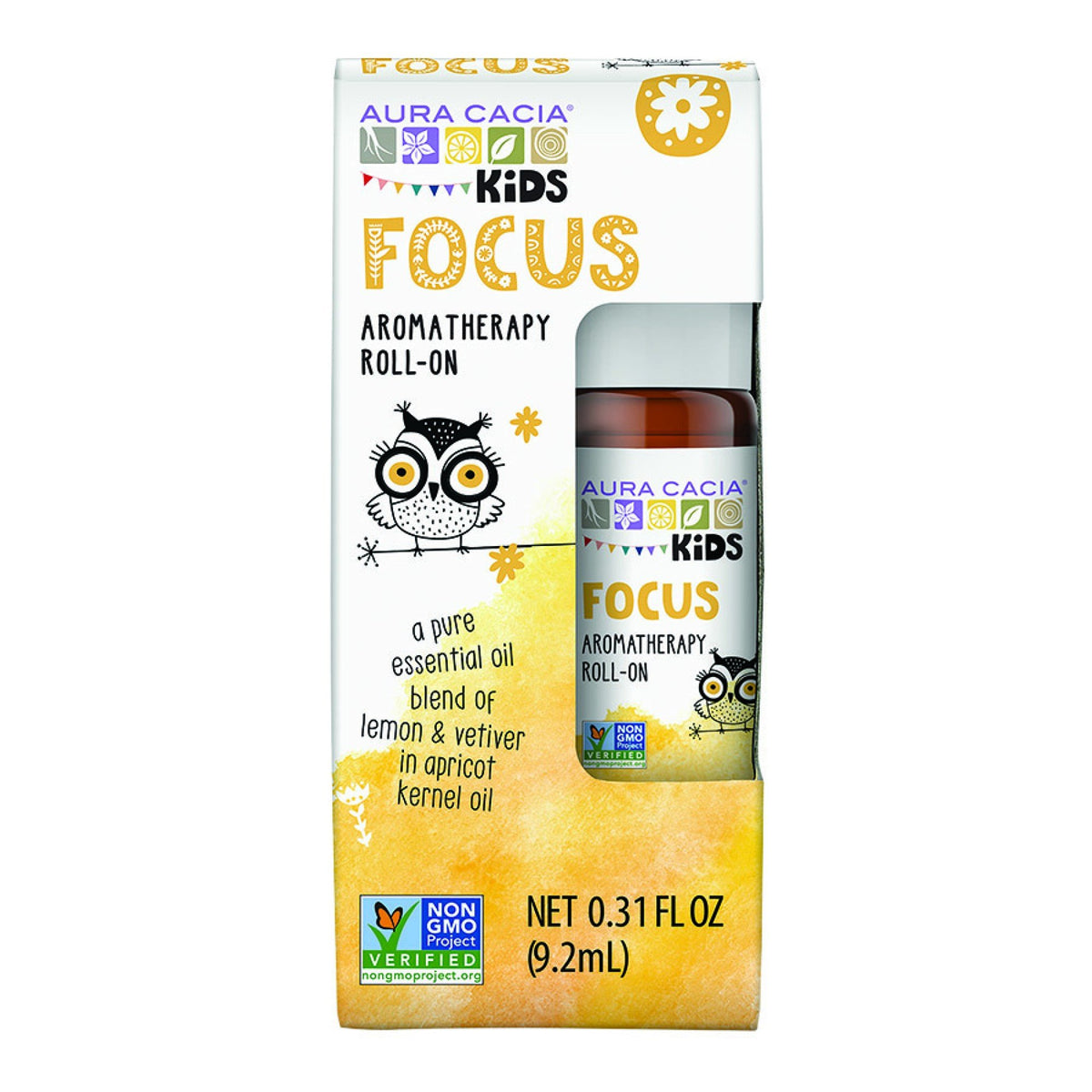 Aura Cacia Kids Aromatherapy Focus 0.31 oz Roll-on