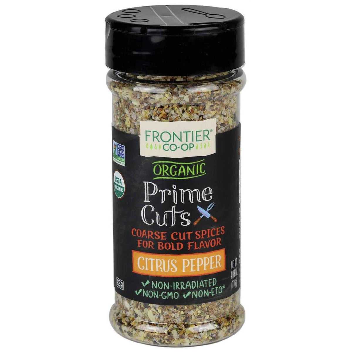 Frontier Natural Products Prime Cuts Citrus Pepper Blend 4.09 oz Bottle