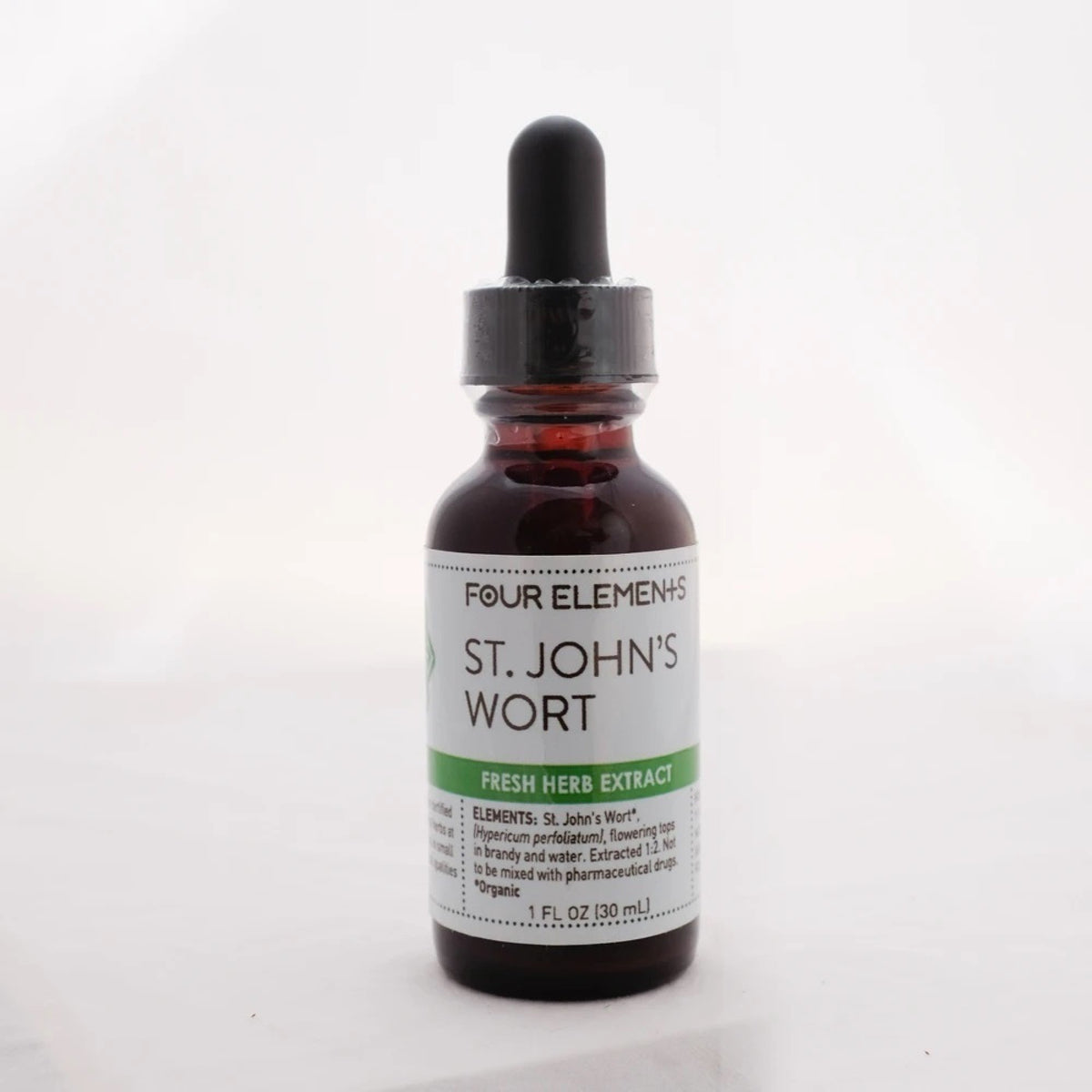 Four Elements Organic Herbals St. John&#39;s Wort Tincture 1 oz Liquid