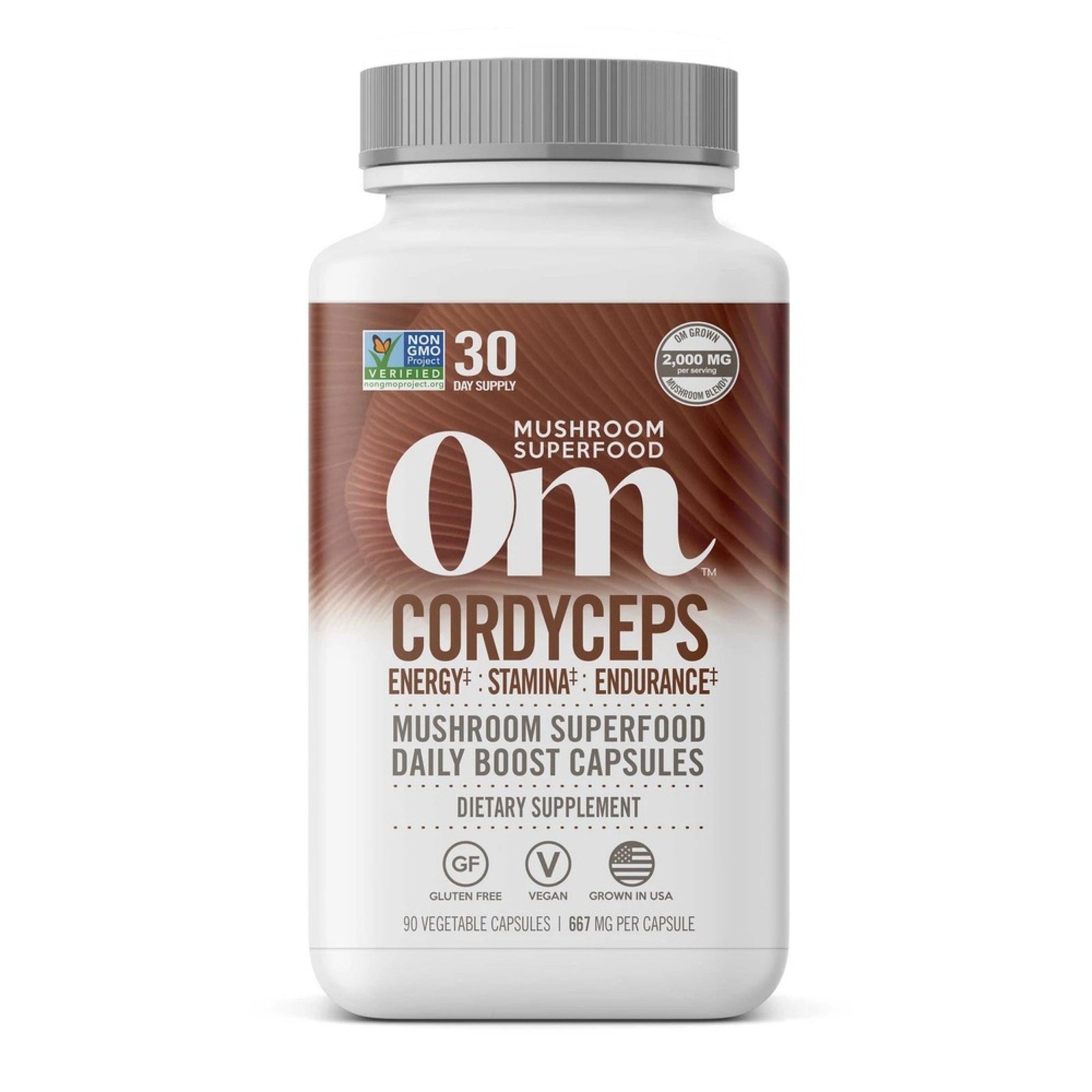 Om Mushrooms Cordyceps Mushroom Superfood 90 Capsule