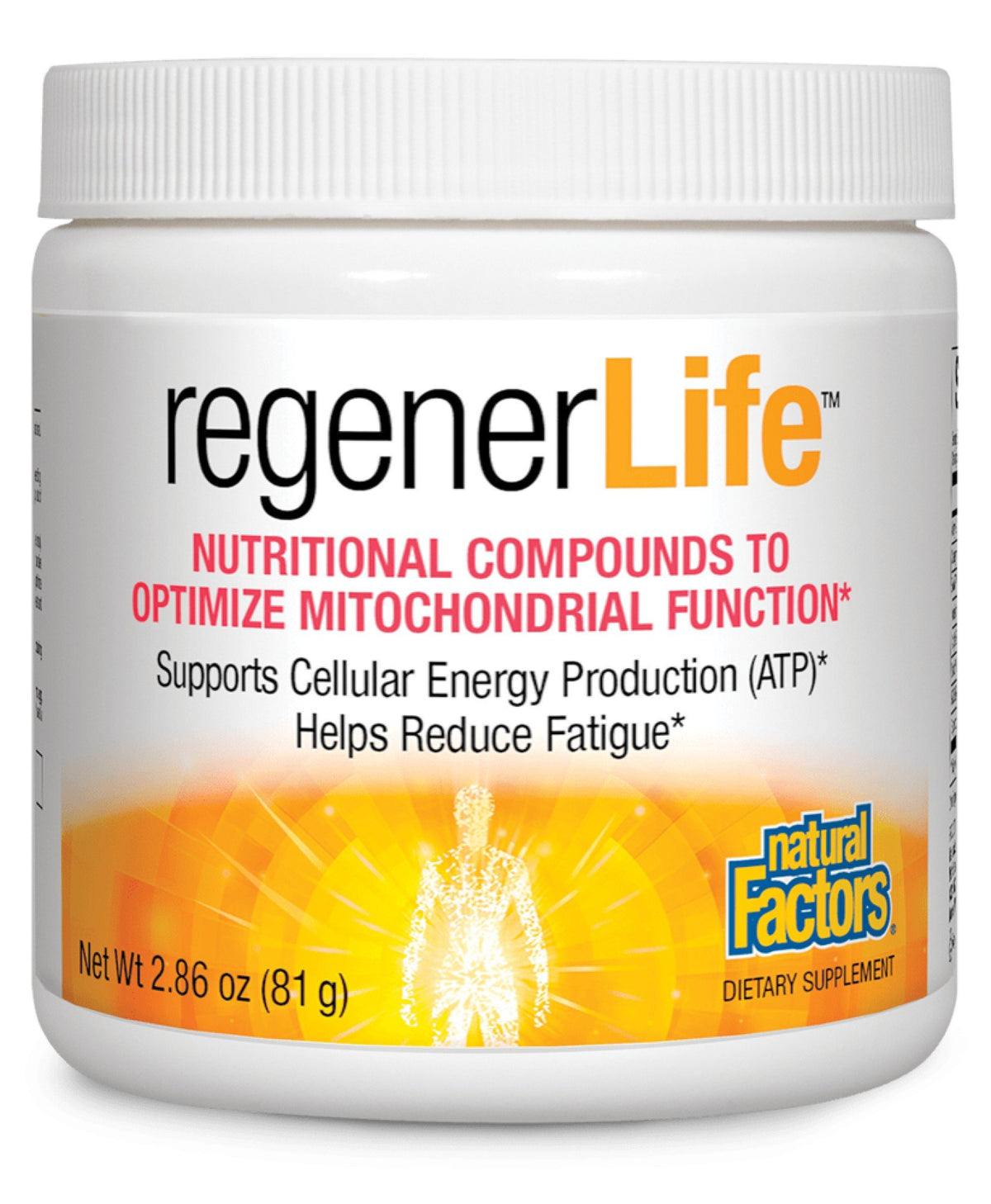 Natural Factors RegenerLife 2.86 oz Powder