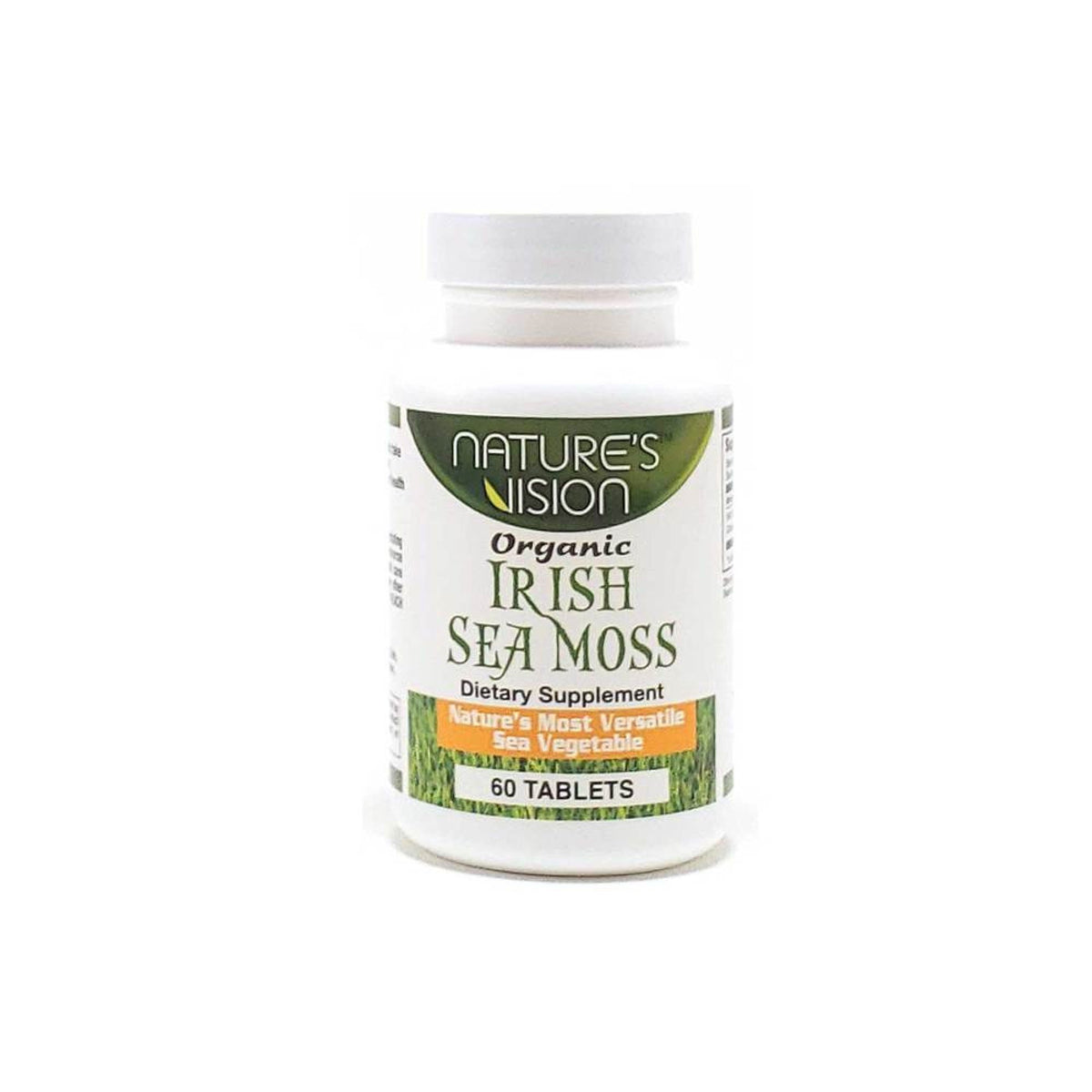 Nature&#39;s Vision Organic Irish Sea Moss 60 Capsule