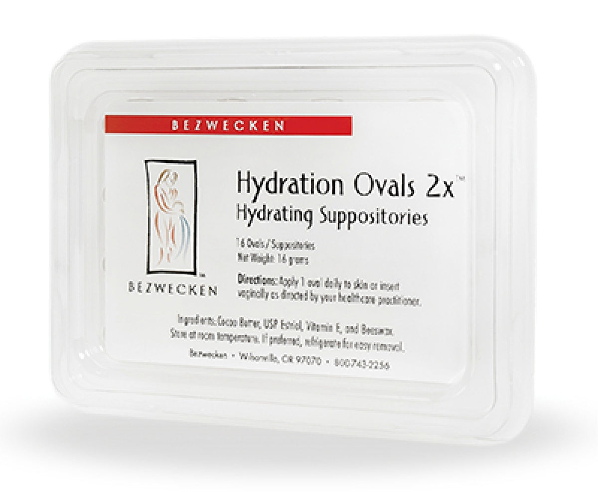 Bezwecken Hydration Ovals 2X Suppositories 16 Count Box