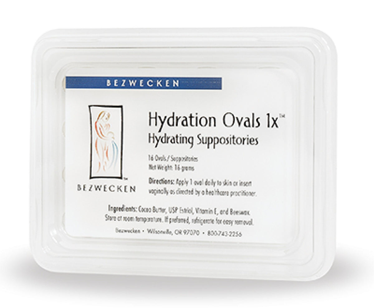 Bezwecken Hydration Ovals 1X Hydrating Suppositories 16 Count Box