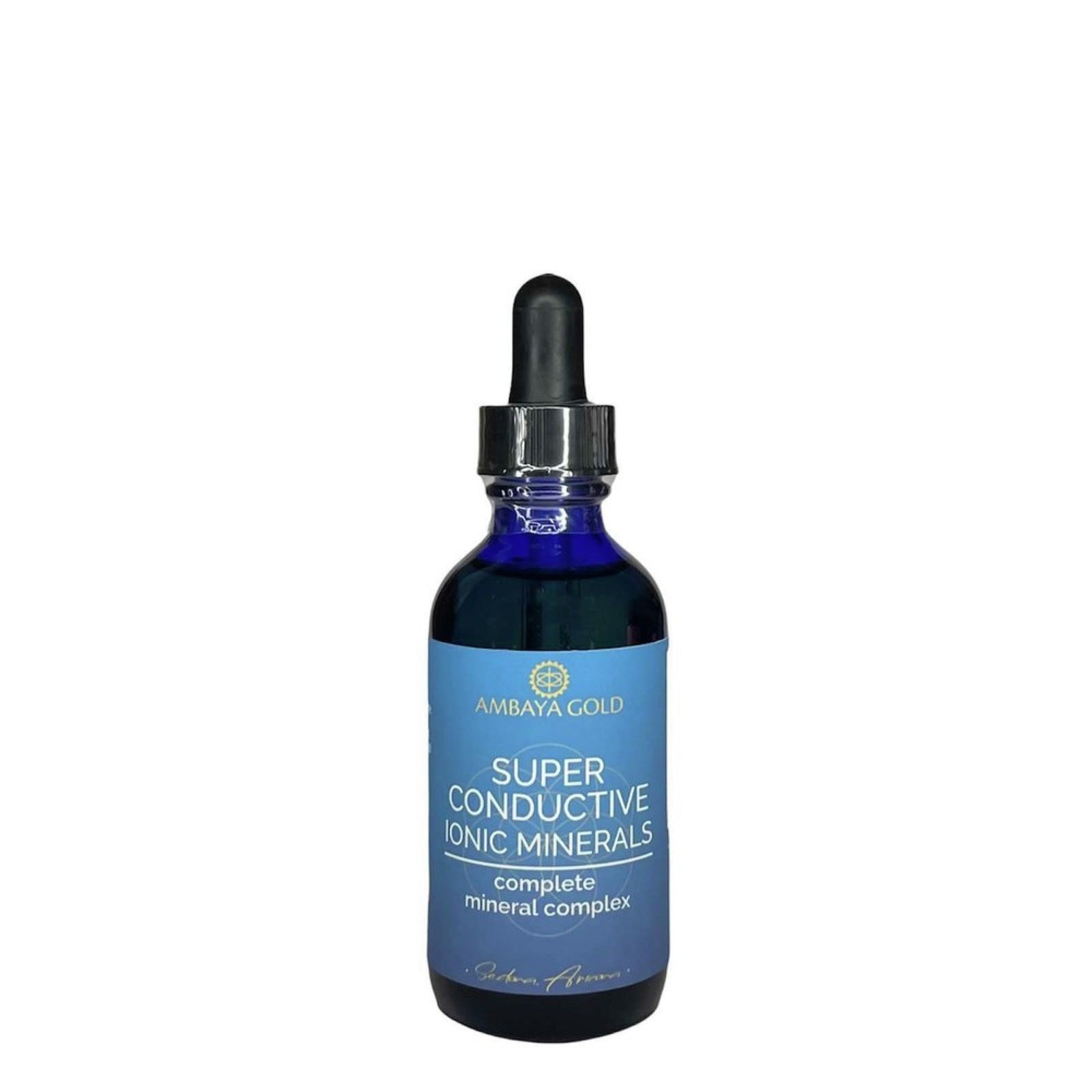 Ambaya Gold Super-Conductive Ionic Minerals 2 oz Liquid