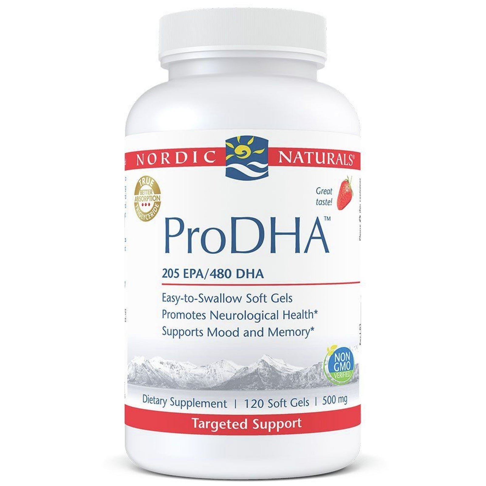 Nordic Naturals ProDHA Strawberry 120 Capsule