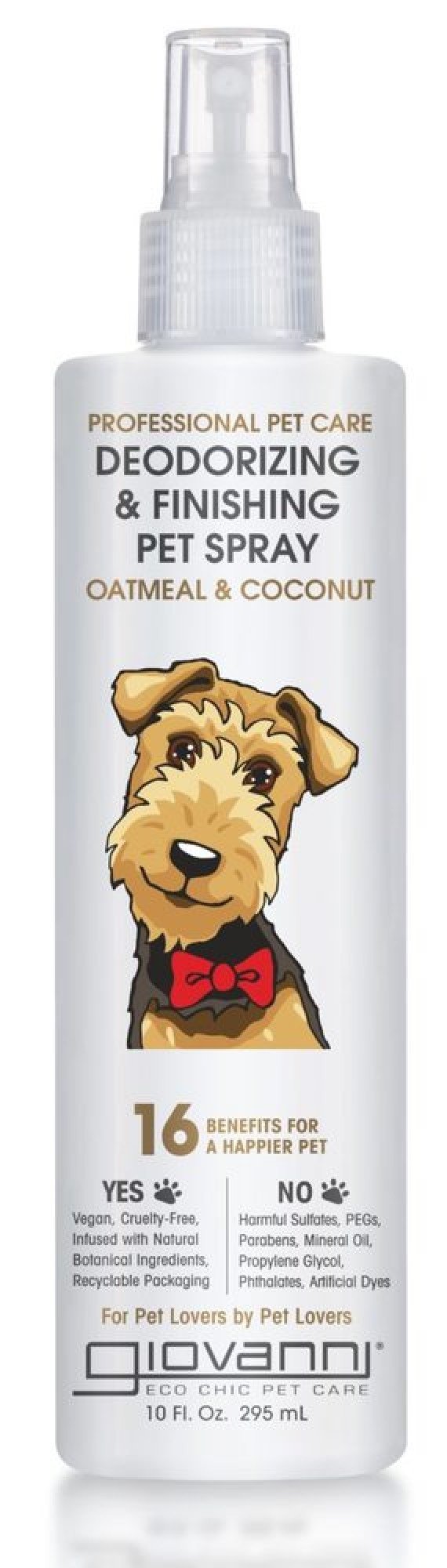 Giovanni Professional Pet Collection Deodorizing &amp; Finishing Spray Oatmeal &amp; Coconut 10 oz Liquid