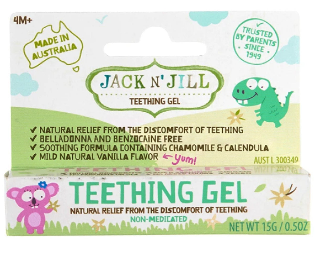 Jack N' Jill Teething Gel 0.5 oz Tube