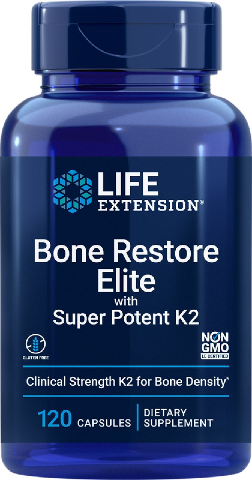 Life Extension Bone Restore Elite Calcium Supplement 120 Capsule