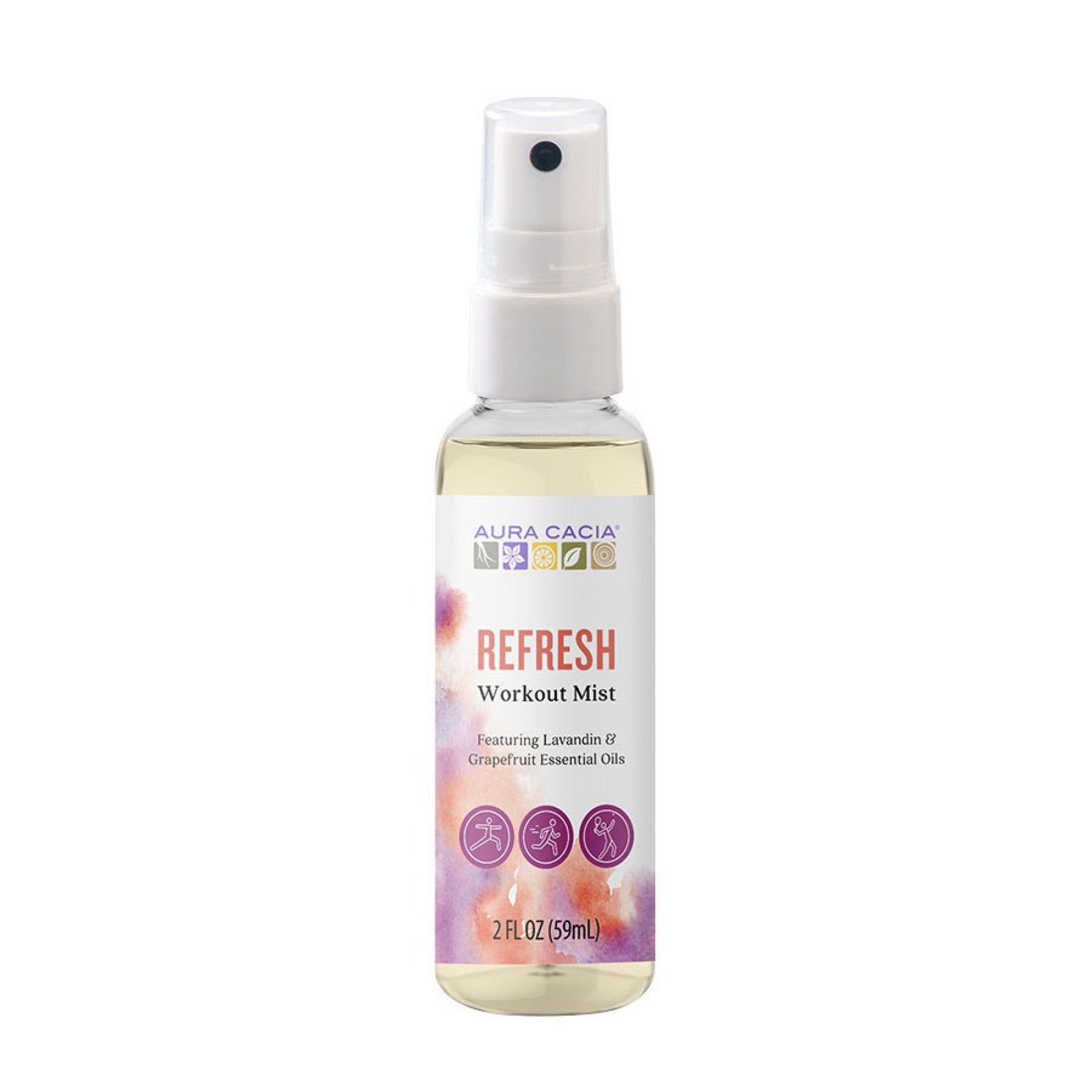 Aura Cacia Refresh Workout Mist 2 fl oz Liquid