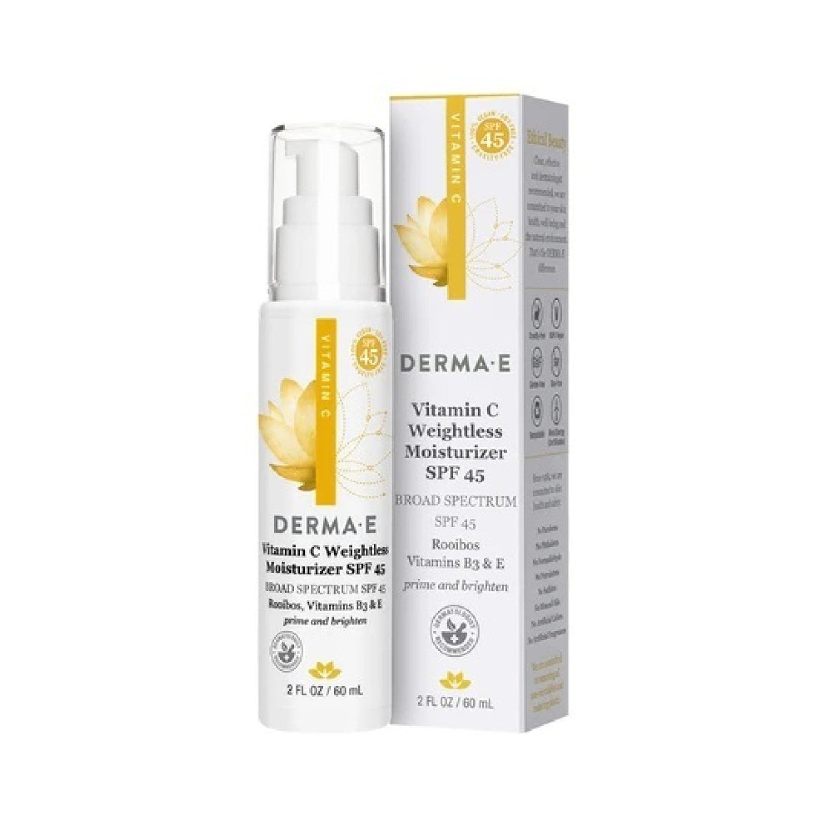 Derma-E Vitamin C Weightless Moisturizer SPF 45 2 oz Liquid