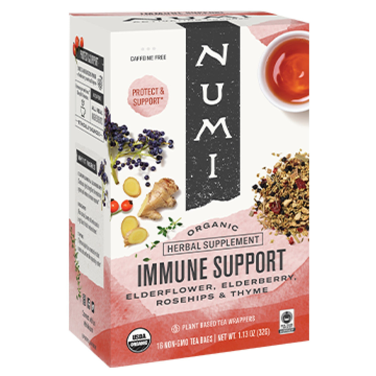 Numi Teas Immune Support Tea 16 Bags Box