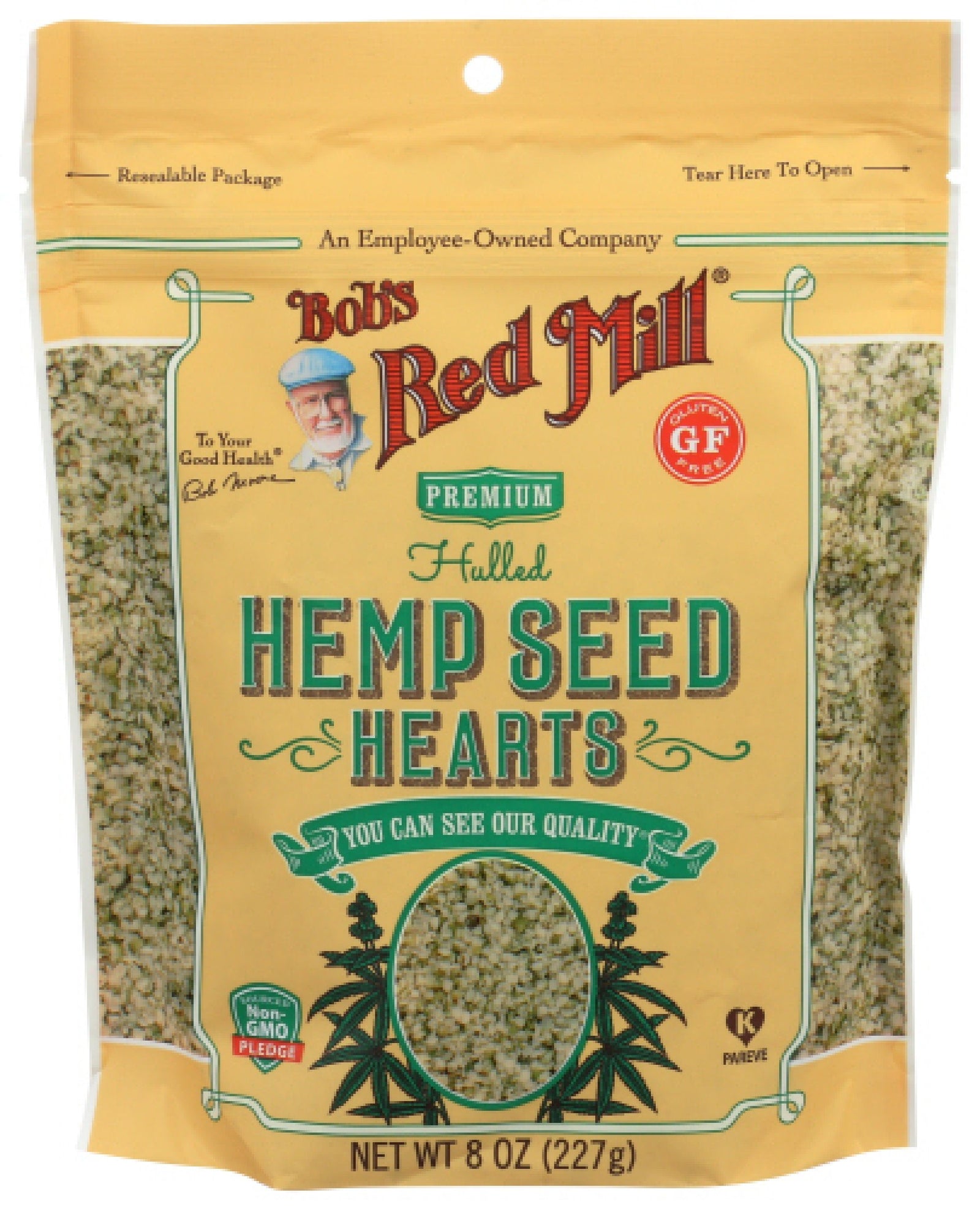 Bobs Red Mill Hemp Seed Hearts 8 oz Bag