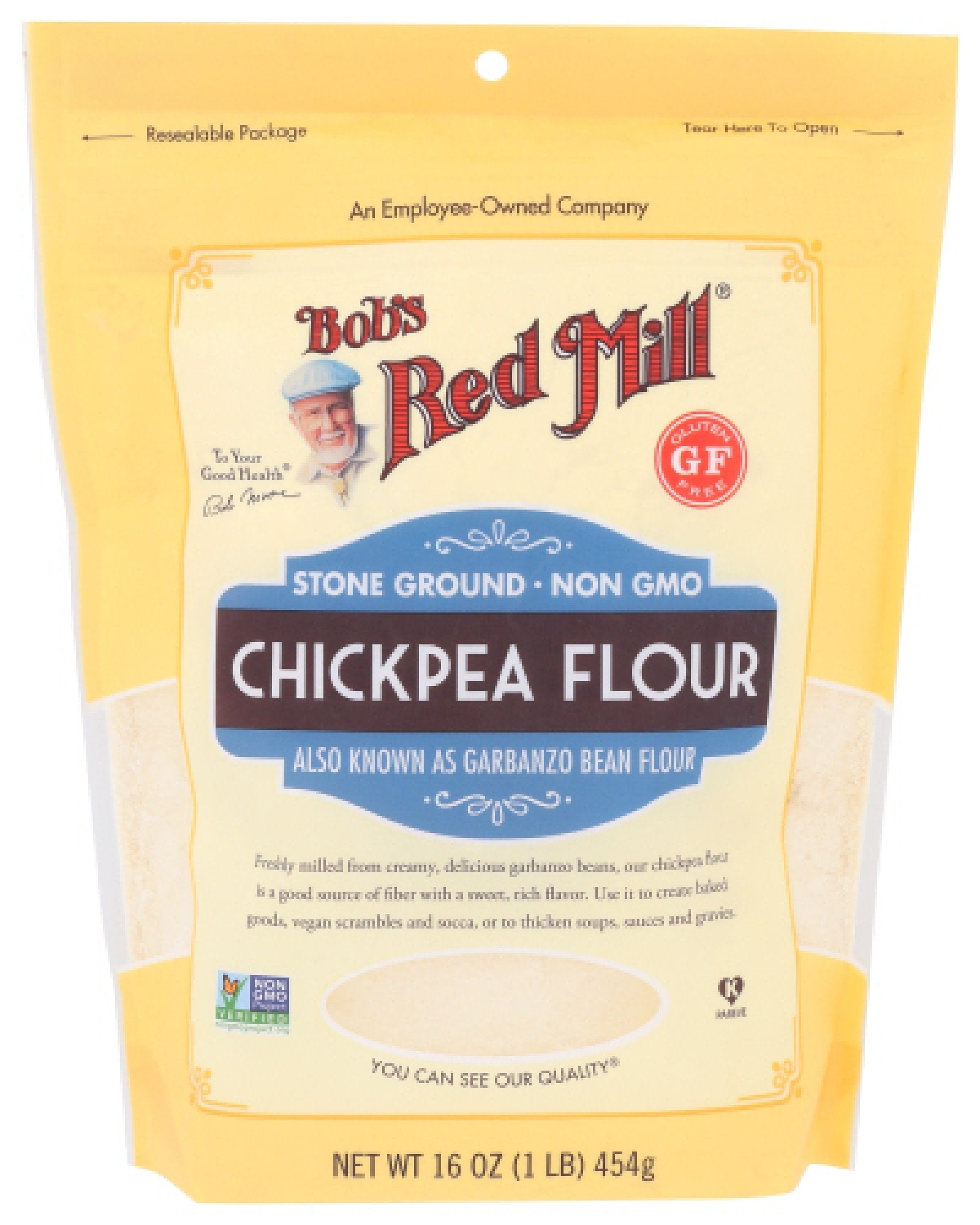 Bobs Red Mill Chickpea Flour 16 oz Bag