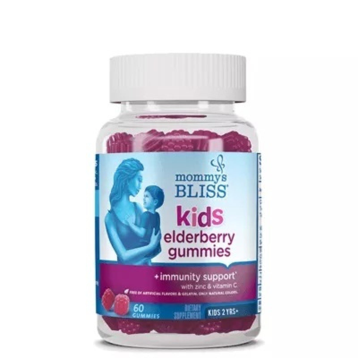 Mommy&#39;s Bliss Kids Elderberry Gummies + Immunity Support 60 Gummy