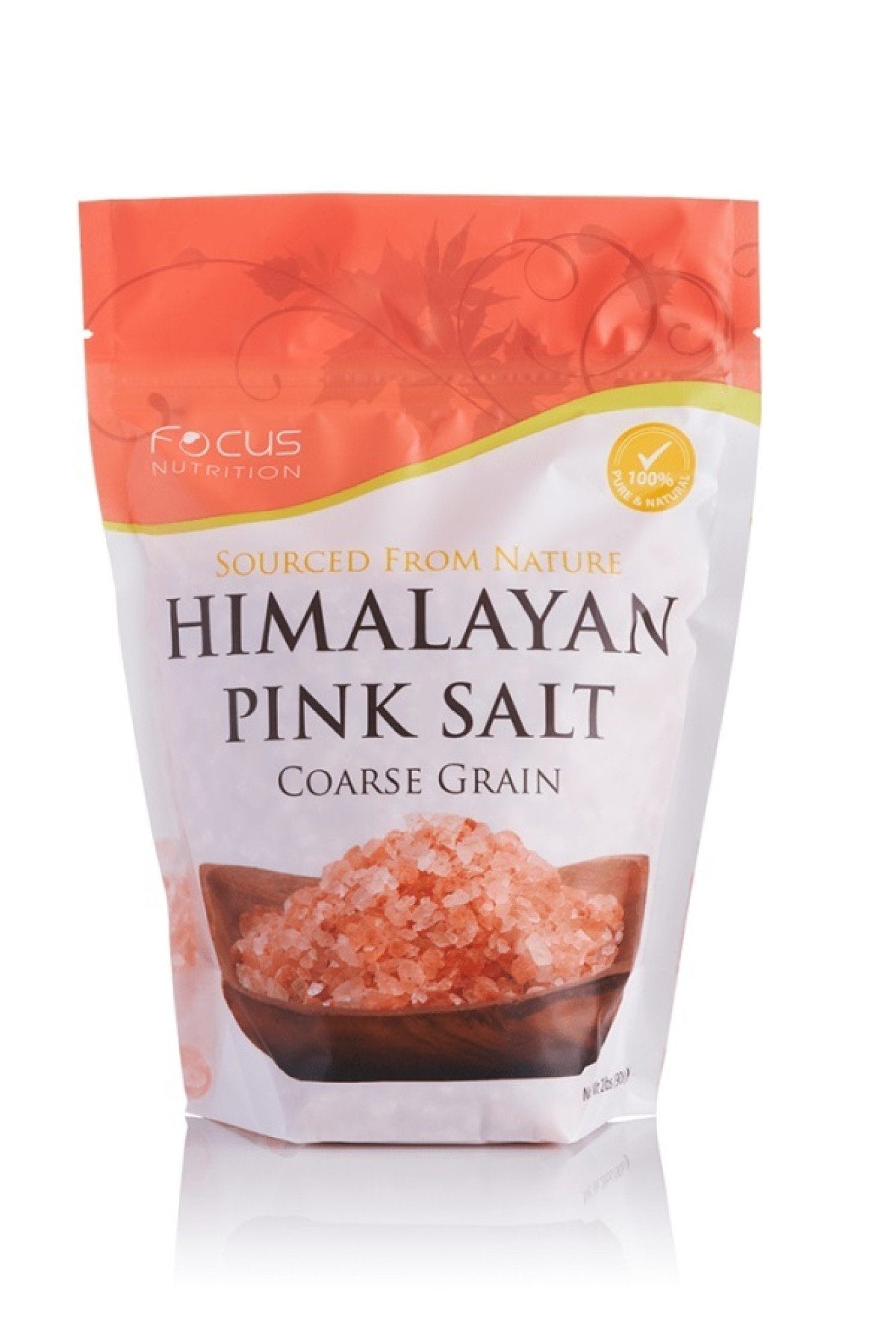 Focus Nutrition Himalayan Pink Salt -Coarse Grain 2 lb Bag