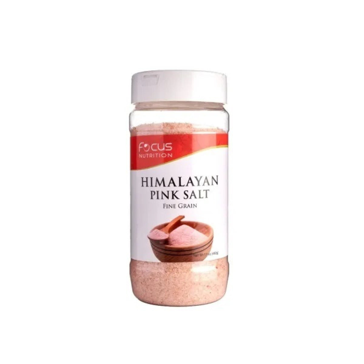 Focus Nutrition Himalayan Pink Salt -Fine Grain 17 oz Shaker