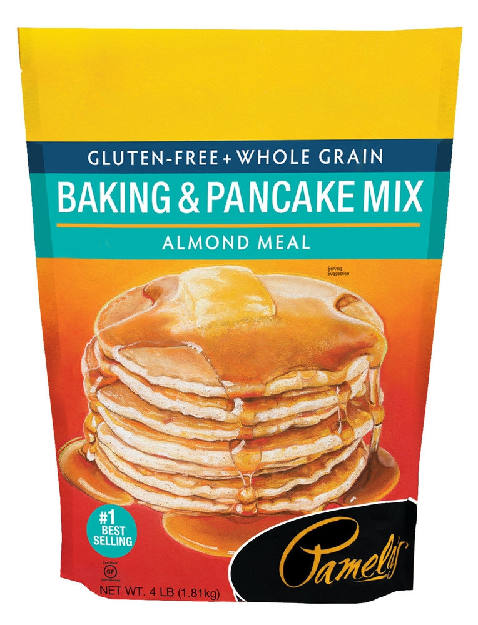 Pamelas Baking Pancake Mix Gluten Free 4 lb Bag