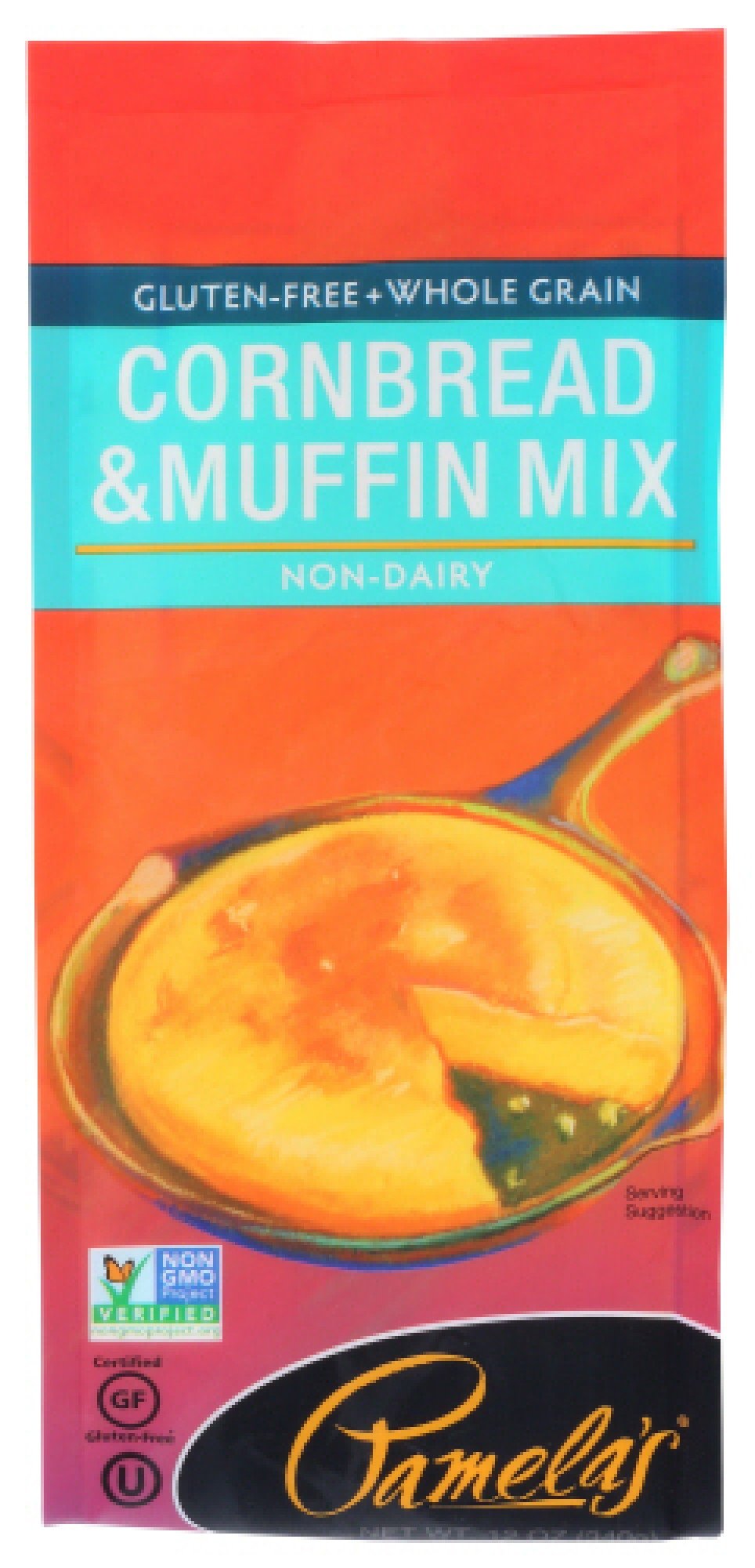 Pamelas Corn Bread & Muffin Mix Gluten Free 12 oz Bag