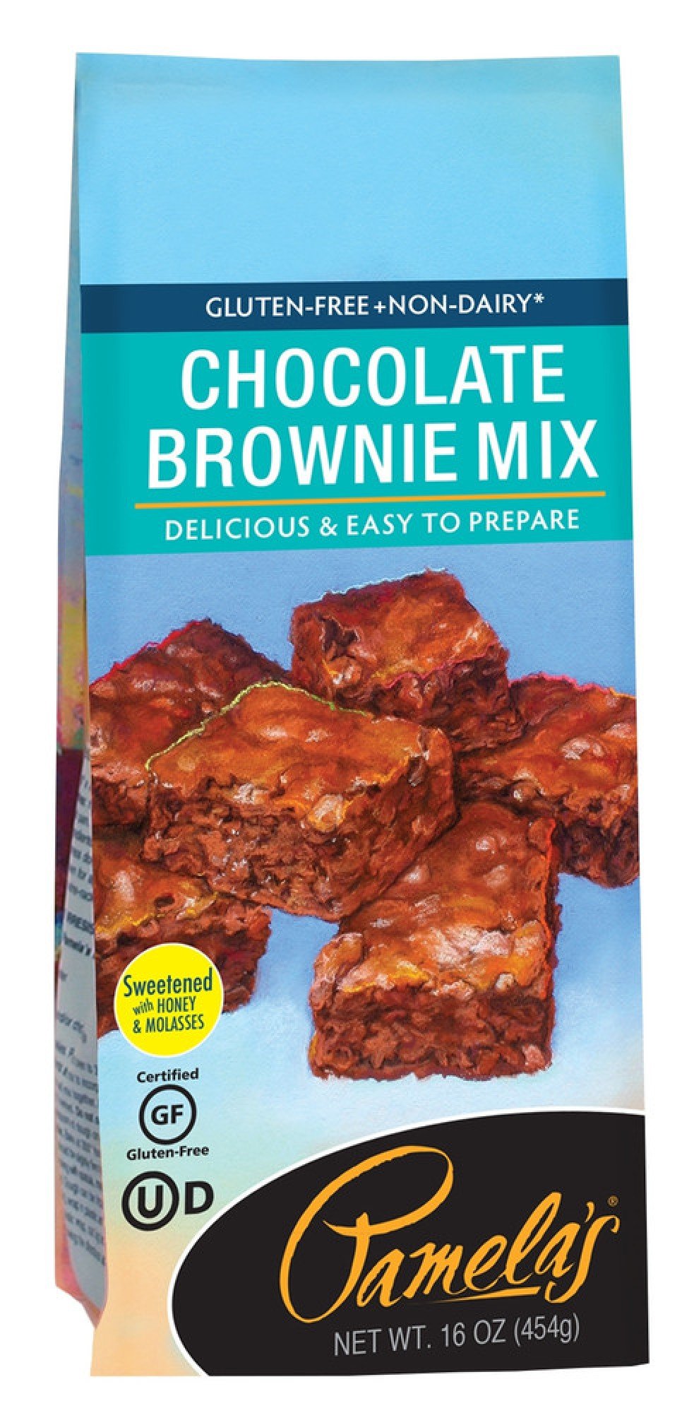 Pamelas Chocolate Brownie Mix Gluten Free 16 oz Bag