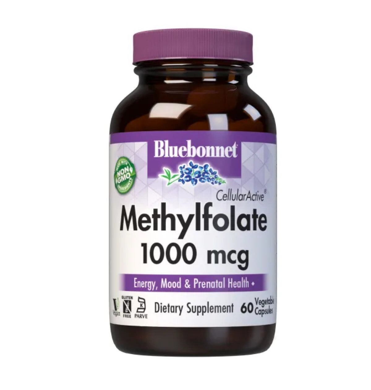 Bluebonnet Cellularactive Methylfolate 1000 mcg 60 VegCap