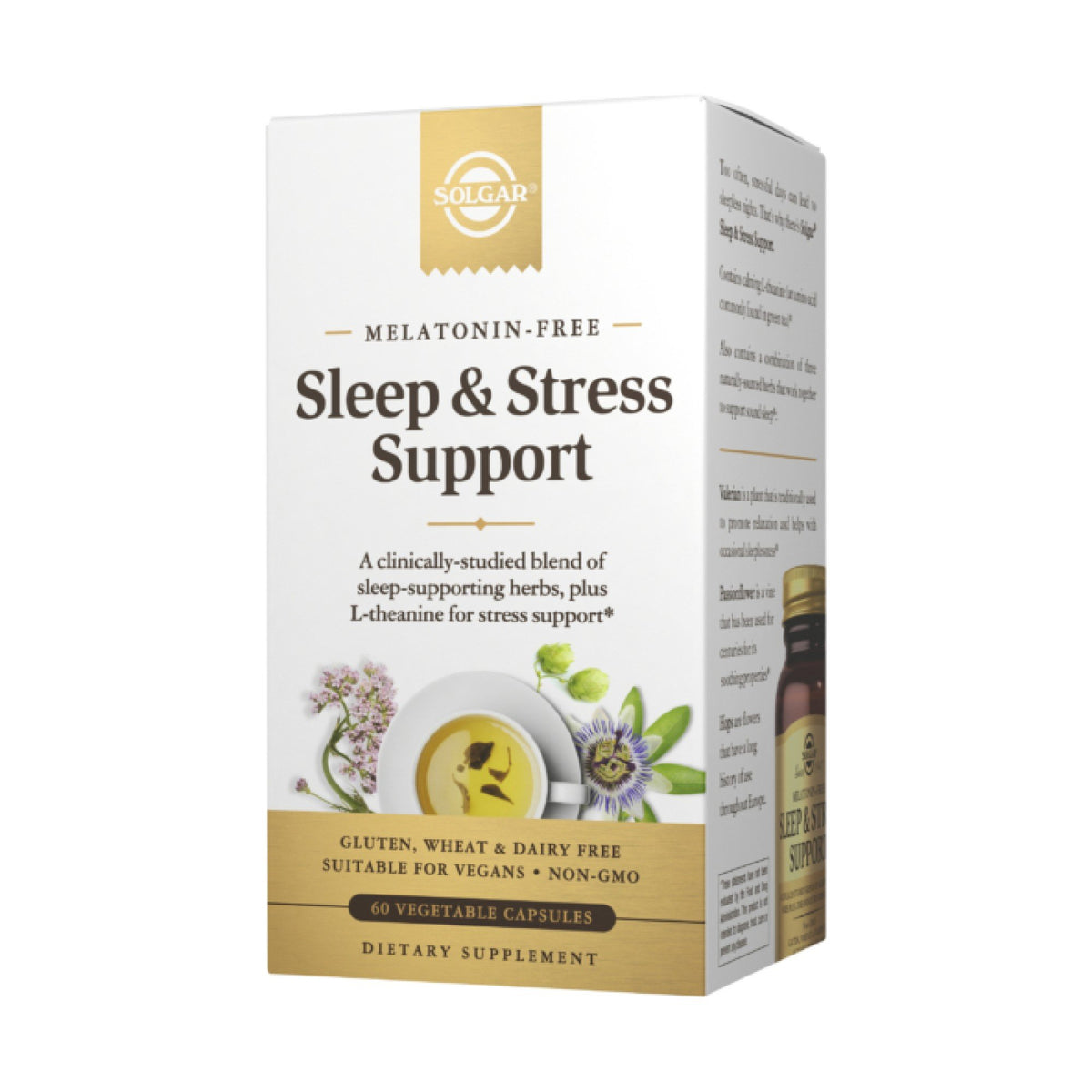 Solgar Sleep &amp; Stress Support 60 VegCap