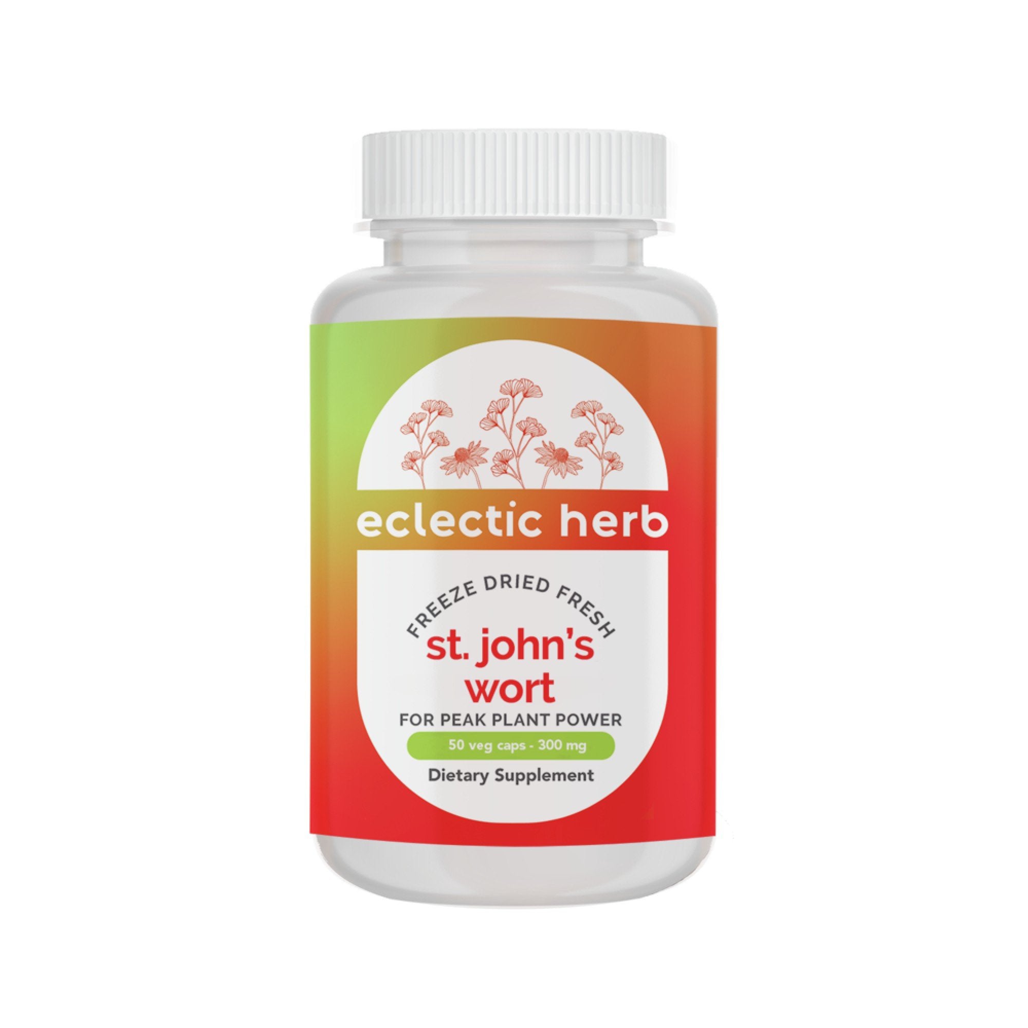 Eclectic Herb St John's Wort 300 mg 50 Capsule