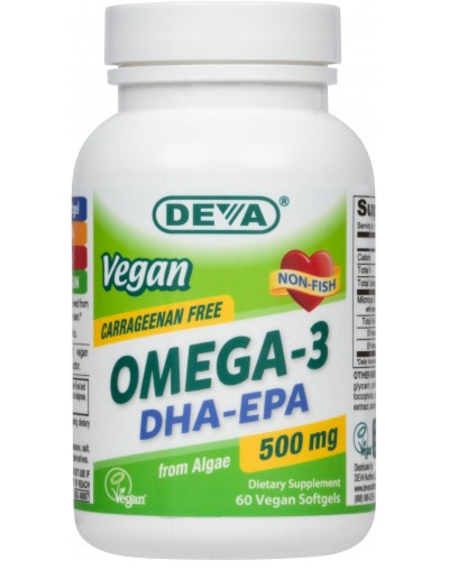 Deva Vegan Vegan DHA-EPA 500 mg 60 Softgel